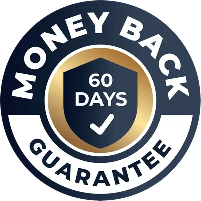 FemiCore 60-day money back guarantee seal